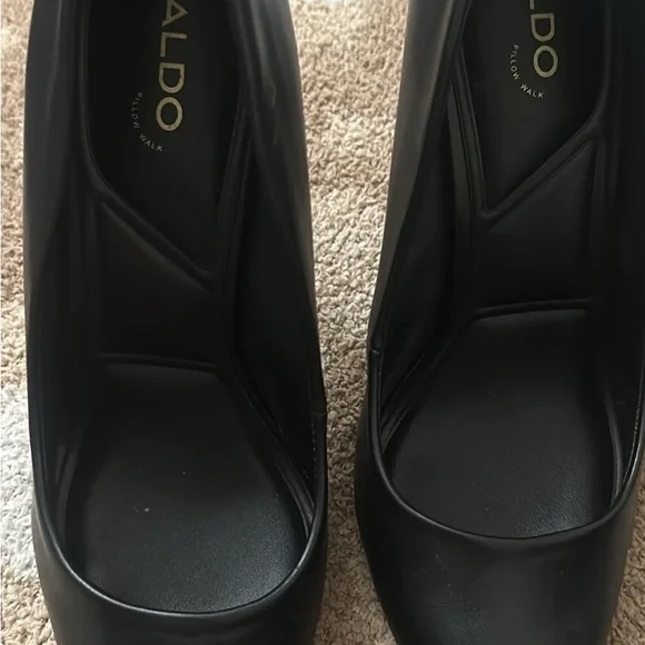 Aldo pillow walk, black stiletto pumps - Picture 1 of 5
